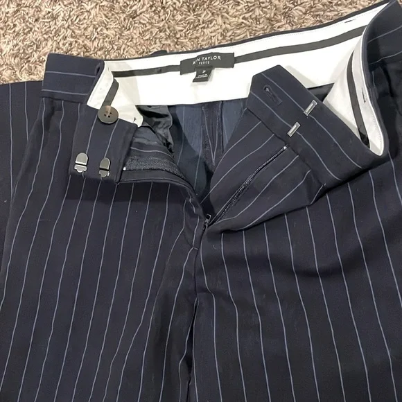 Ann Taylor Pin Striped Pants - Picture 3 of 4